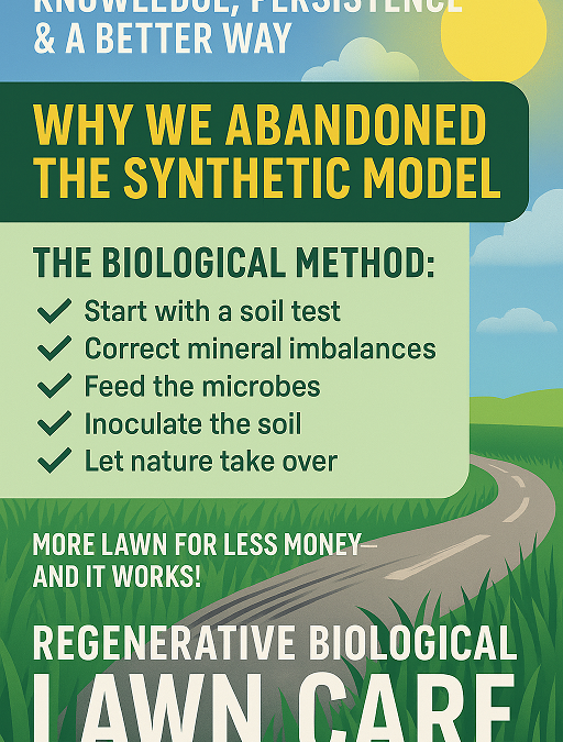 Knowledge, Persistence & A Better Way: Why We Abandoned the Synthetic Lawn Care Model