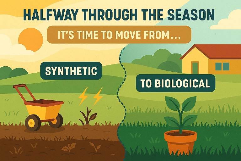 Halfway There: Why Now Is the Perfect Time to Break Free from the Synthetic Trap and Build a Biological Lawn