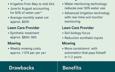 A Tale of Two Lawns: Traditional Maintenance vs. Trinity System