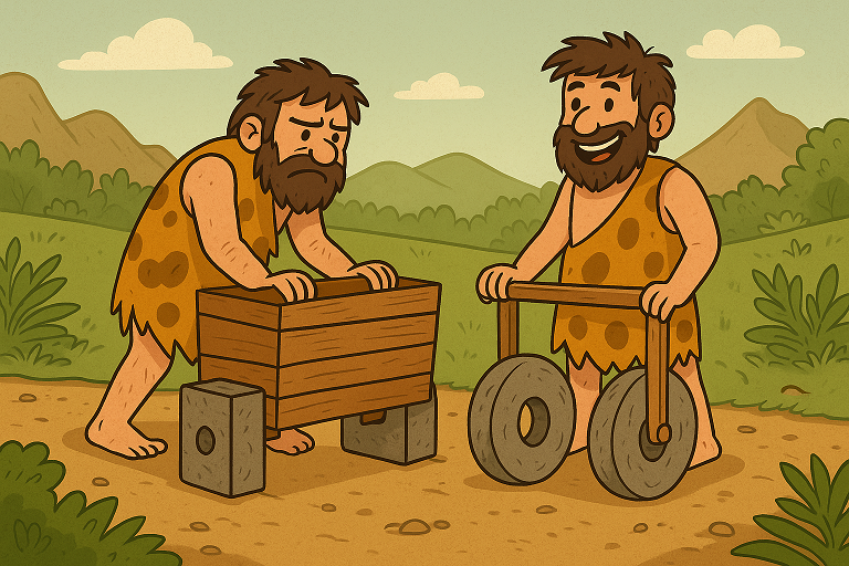 The Tale of Grog and Prog – Square Wheels vs. Round Vision