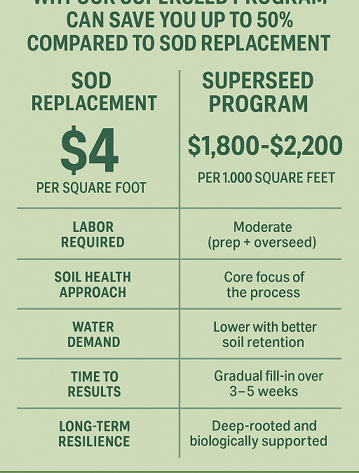 Superseed vs. Sod: A Side-by-Side Cost Comparison