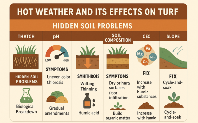 Hot Weather and Its Effects on Turf: Why Heat Exposes Hidden Soil Problems