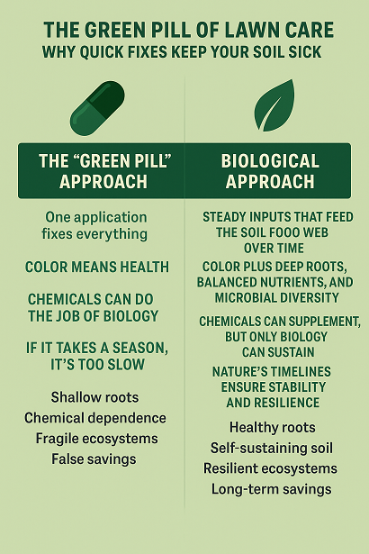 The Green Pill: Why Shortcuts Keep Failing You