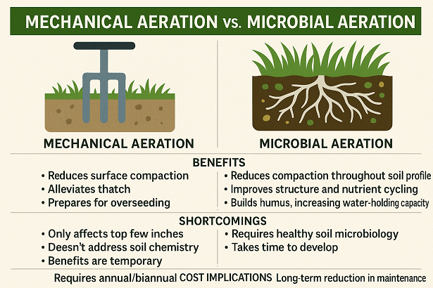 Beyond Mechanical Aeration: Why Biology Outperforms Machines in Building Healthy Soil