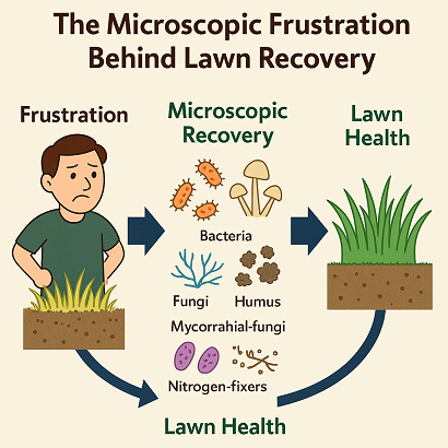 The Microscopic Frustration Behind Lawn Recovery