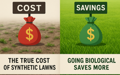 The True Cost of Synthetic Lawns: Why Going Biological Saves More Than Just Money