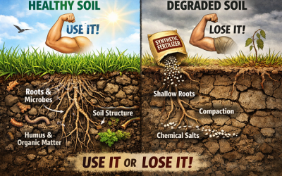 Synthetics and Soil Structure: “Use It or Lose It” for Your Lawn’s Underground Muscle