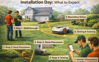 Installation Day: What to Expect When You Switch to a Robotic Mower