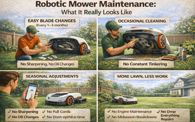 Robotic Mower Maintenance: What It Actually Looks Like (And What It Doesn’t)