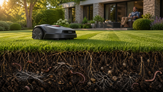 Why Robotic Mowing and Soil Biology Belong Together