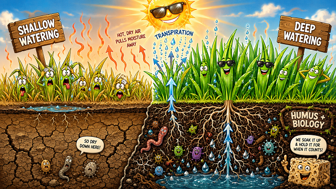 The Hidden Water Pump Inside Your Lawn
