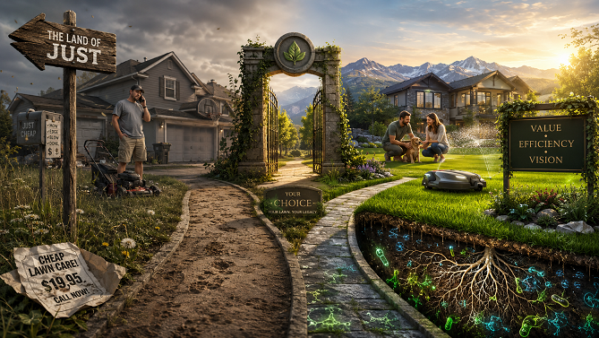 The Land of Just: Why the Cheapest Lawn Service Often Costs the Most